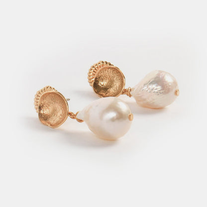 Boucles d'oreilles Zana dorées