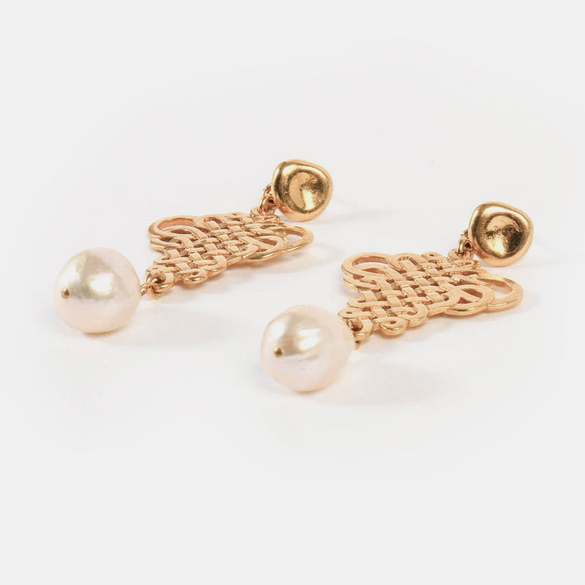 Gold Mystic earrings