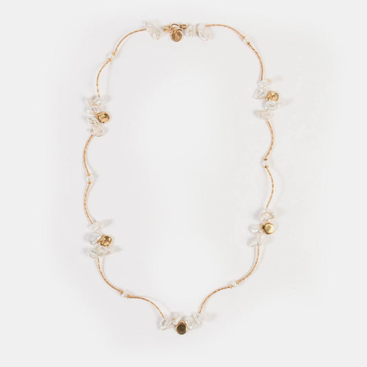 Héloïse Long gold necklace