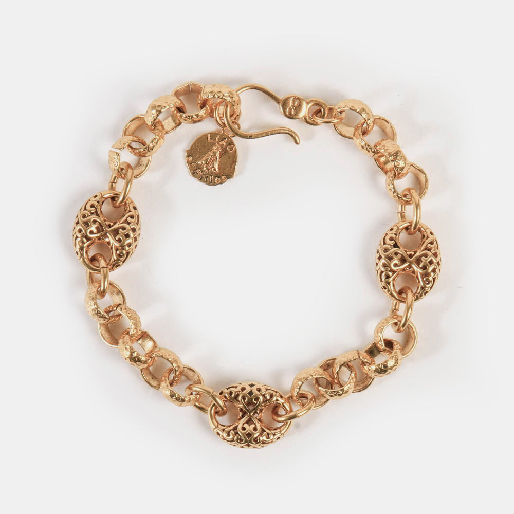 Ocher gold bracelet