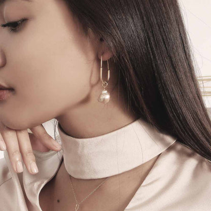 Boucles d'oreilles Dina dorées