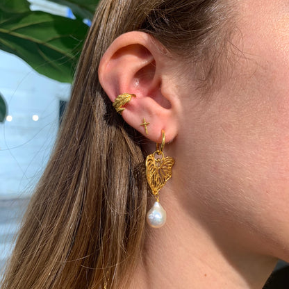 Bague d'oreille Fei dorée