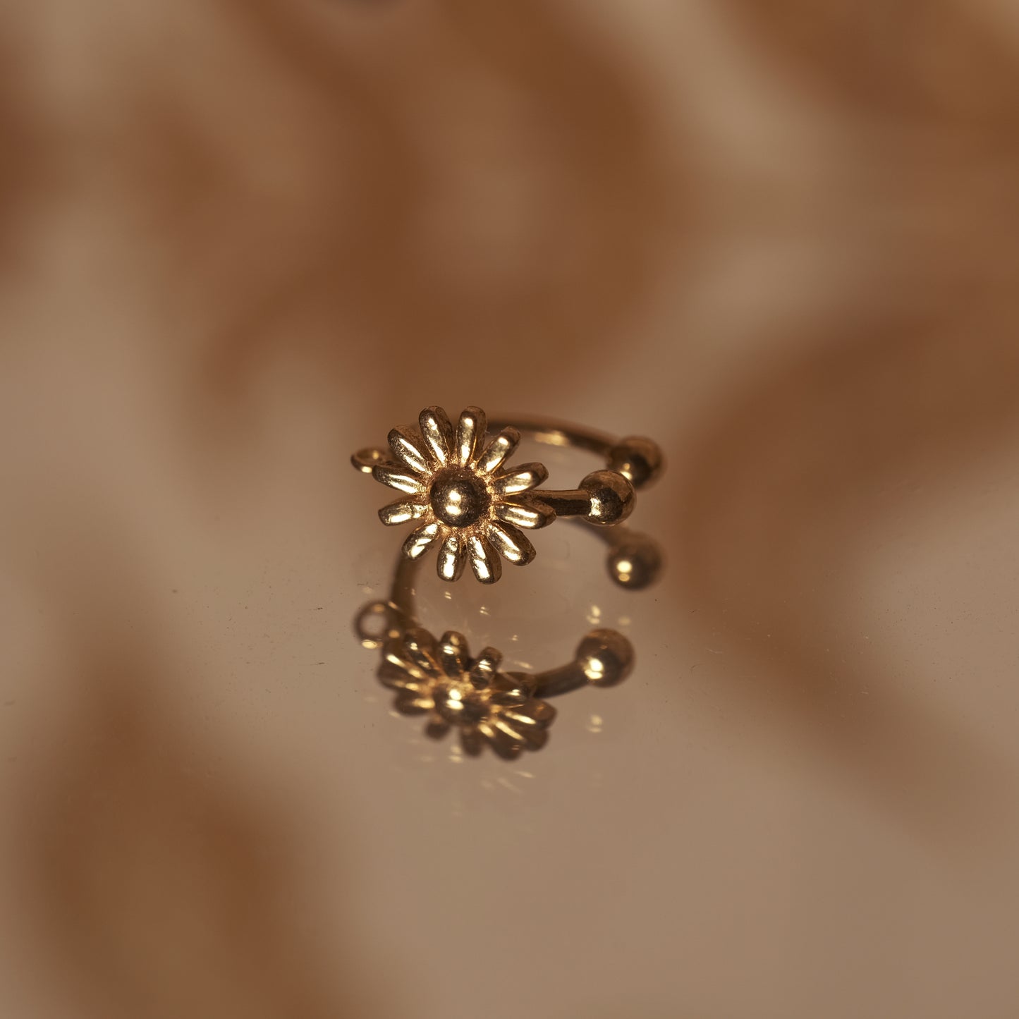 Earcuff - Flower ear jewelry