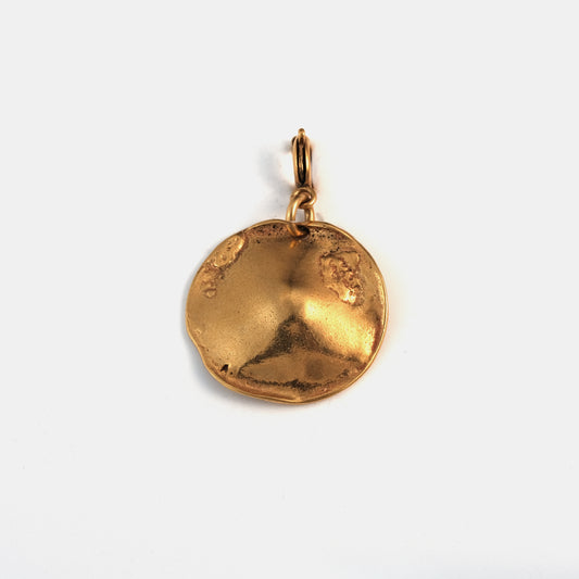 Pendentif Médaille relief doré