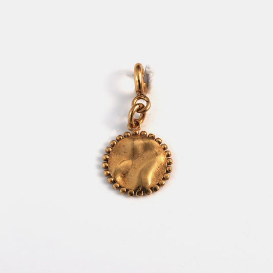 Buttoned Medal Pendant