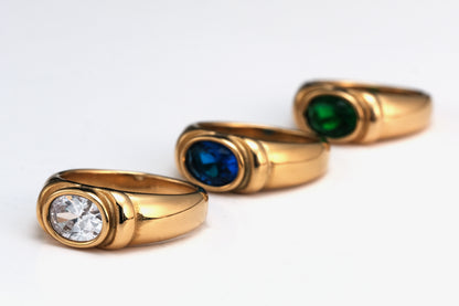 Bagues Stones dorée