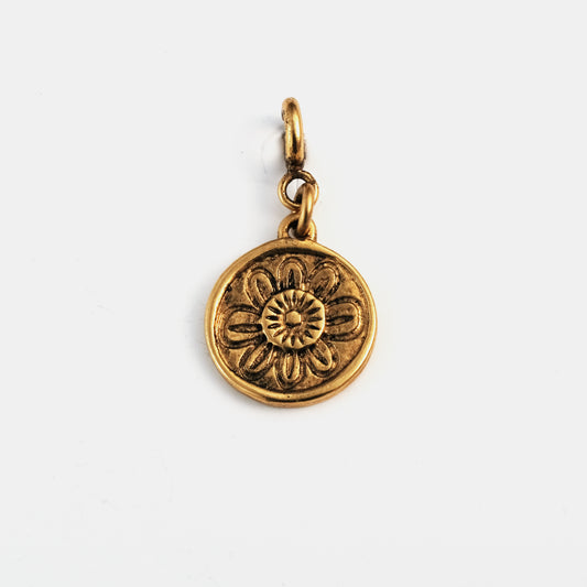 Medallion Flower Pendant