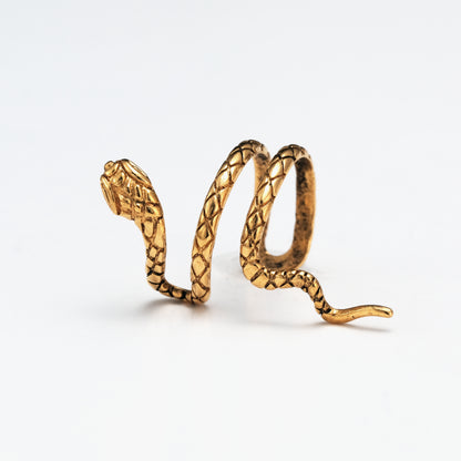 Bague Snake dorée