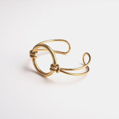 Bracelet Jonc Wendy doré