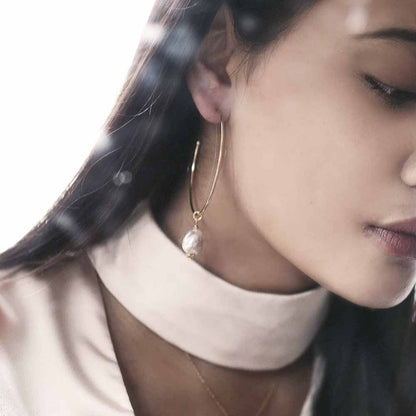 Boucles d'oreilles Cam dorées